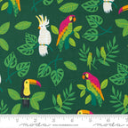 „Jungle Paradise“ Stoffzuschnitt – 2,5 x 44 Inch (ca. 6,3 x 110 cm)