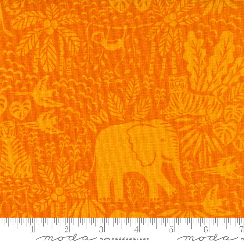 „Jungle Paradise“ Stoffzuschnitt – 2,5 x 44 Inch (ca. 6,3 x 110 cm)