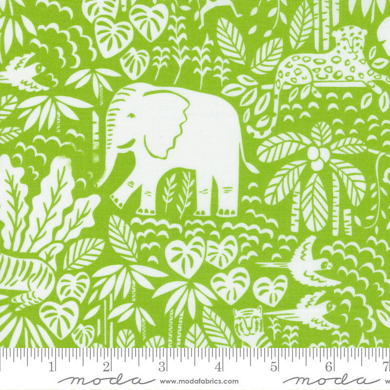 „Jungle Paradise“ Stoffzuschnitt – 2,5 x 44 Inch (ca. 6,3 x 110 cm)
