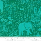 „Jungle Paradise“ Stoffzuschnitt – 2,5 x 44 Inch (ca. 6,3 x 110 cm)