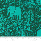 „Jungle Paradise“ Stoffzuschnitt – 2,5 x 44 Inch (ca. 6,3 x 110 cm)