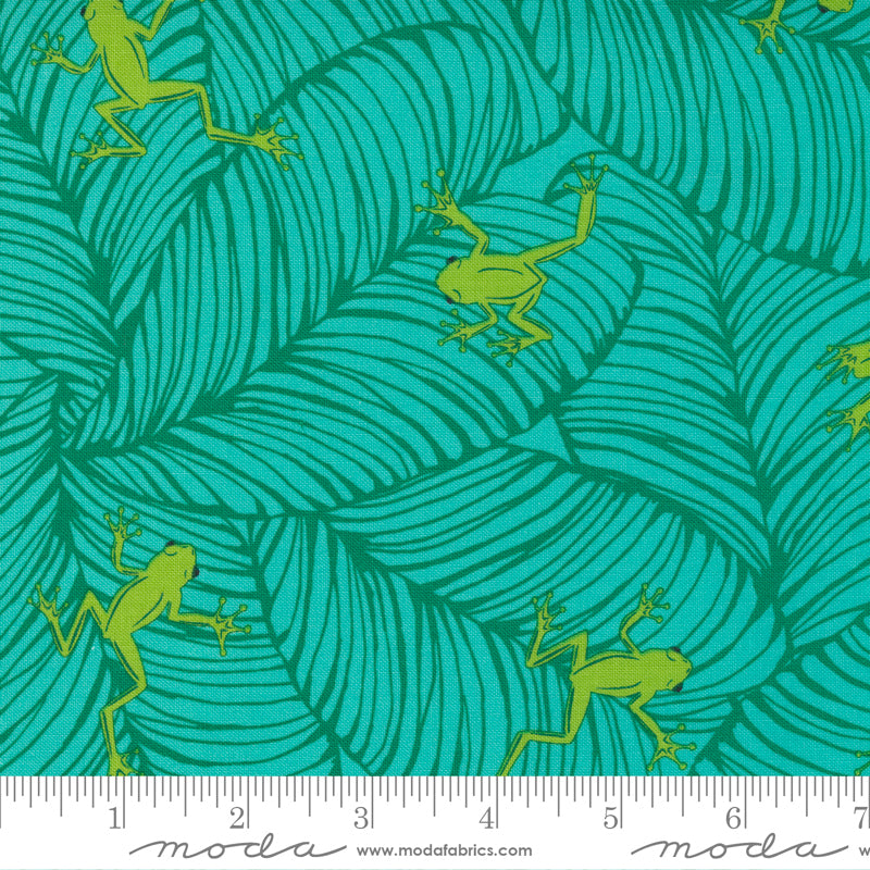 „Jungle Paradise“ Stoffzuschnitt – 2,5 x 44 Inch (ca. 6,3 x 110 cm)