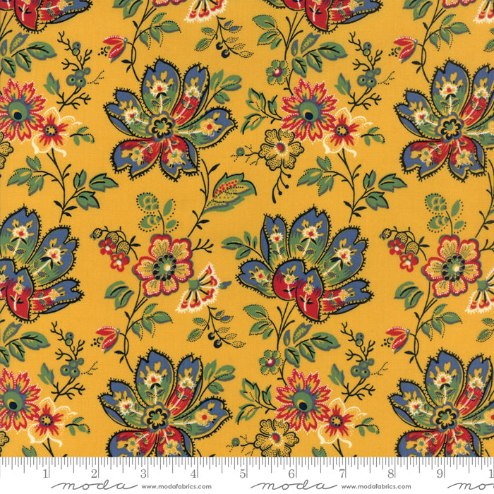 „Provençal“ Stoffzuschnitt – 5 x 5 Inch (ca. 12,7 x 12,7 cm)
