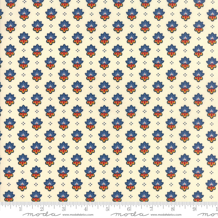 „Provençal“ Stoffzuschnitt – 5 x 5 Inch (ca. 12,7 x 12,7 cm)