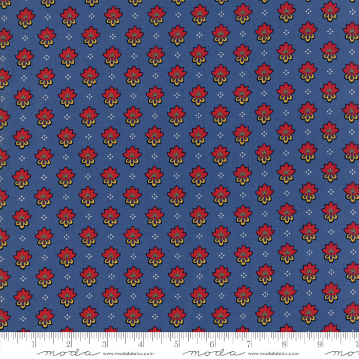 „Provençal“ Stoffzuschnitt – 5 x 5 Inch (ca. 12,7 x 12,7 cm)