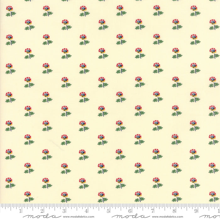 „Provençal“ Stoffzuschnitt – 5 x 5 Inch (ca. 12,7 x 12,7 cm)