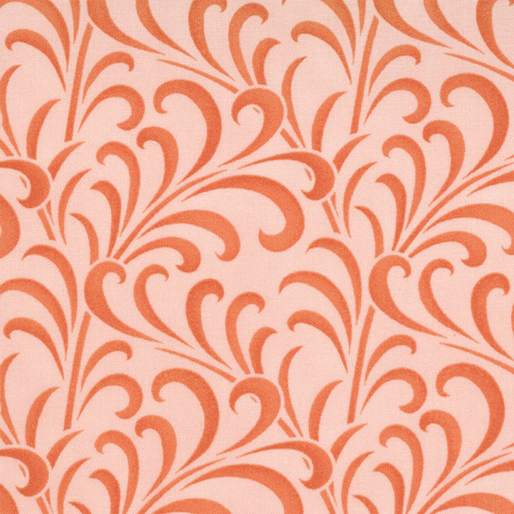 Apricot & Terrakotta Federn