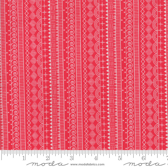 „Wanderlust“ Stoffzuschnitt – 2,5 x 44 Inch (ca. 6,3 x 110 cm)