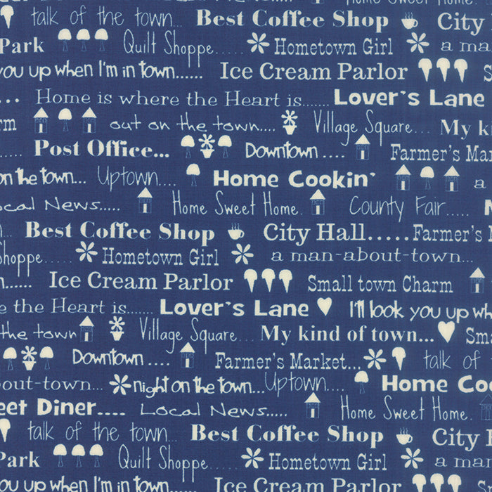 „Hometown Girl“ Stoffzuschnitt – 2,5 x 44 Inch (ca. 6,3 x 110 cm)