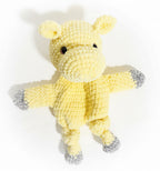 Gehäkeltes Nilpferd – handgemachtes Kuscheltier für Babys & Kinder
